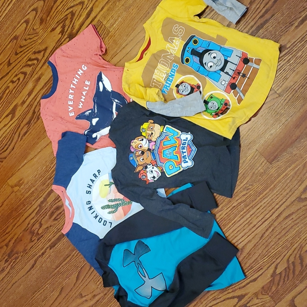 Lot Boys 4t Graphic Tee Shirts Old Navy and Under Armour